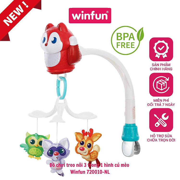 Đồ chơi treo nôi 3 trong 1 Winfun Chính hãng Giá tốt