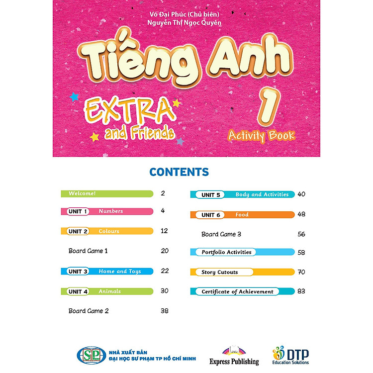 Tiếng Anh 1 Extra and Friends - Activity book - Ảnh 3