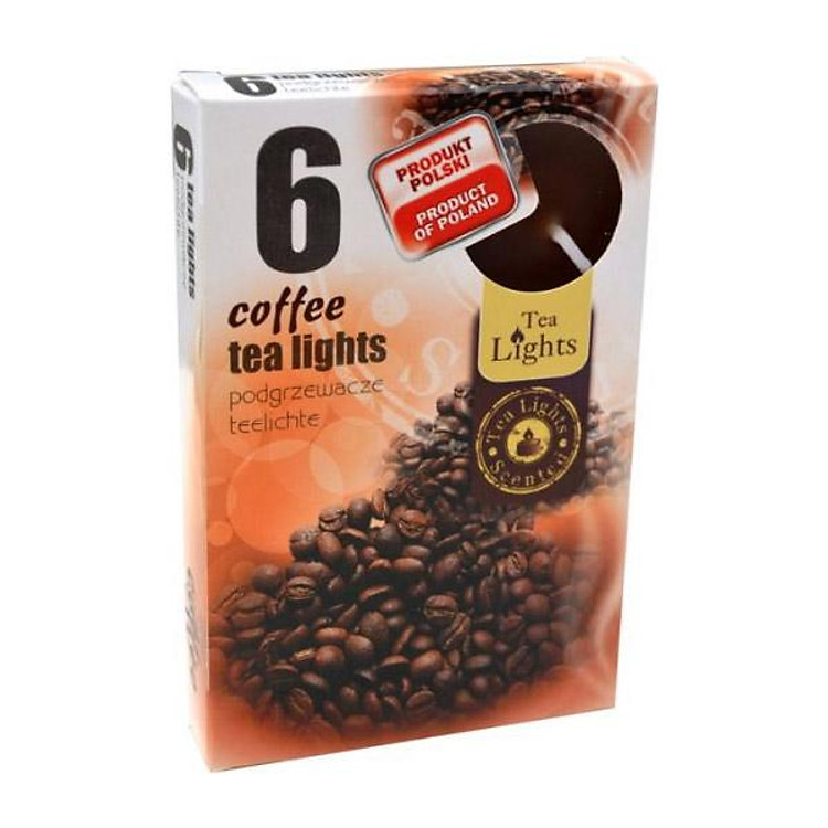Hộp 6 nến thơm Tea lights Admit Coffee ADM6978 (Hương Cà phê)