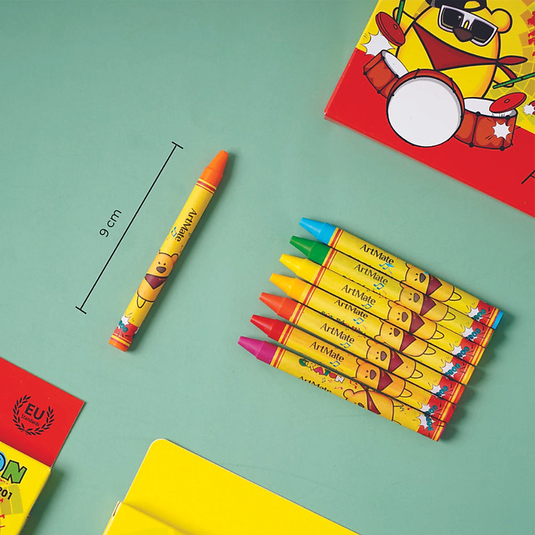 Bút Sáp Màu ARTMATE (12 chiếc) - Ảnh 3