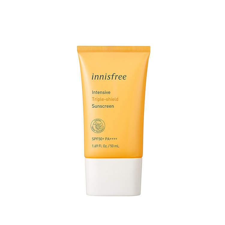 Kem chống nắng lâu trôi làm sáng da innisfree Intensive Triple Shield Sunscreen SPF50+ PA++++ 50ml