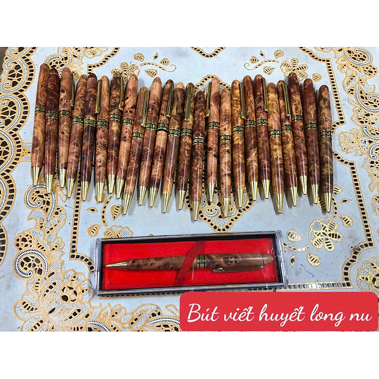 Bút viết gỗ nu huyết long