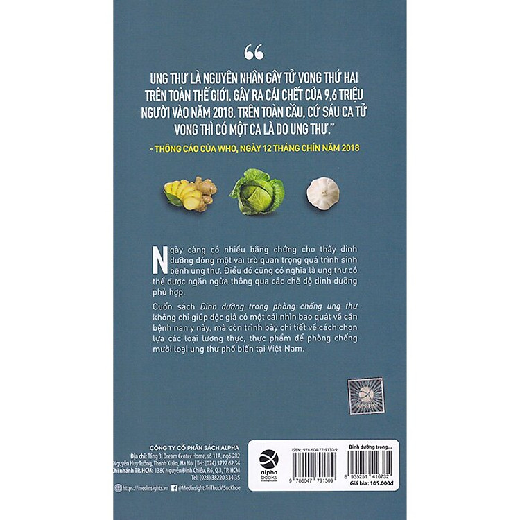 Dinh Dưỡng Trong Phòng Chống Ung Thư - Ảnh 2