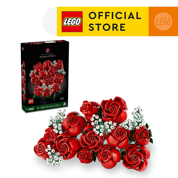 LEGO 10328 Bó hoa hồng cho người lớn Chính hãng Tiết kiệm