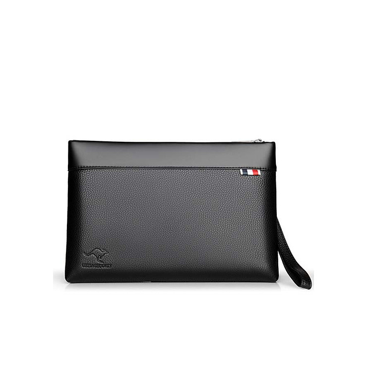 Ví cầm tay nam da cao cấp Dạng hộp bản to hình chuột túi trơn SD13 Shalla