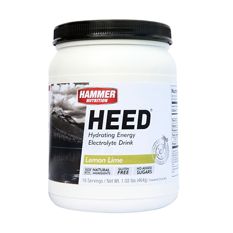 Bổ sung sức bền điện giải Hammernutrition Heed vị chanh Hộp 464g HM165