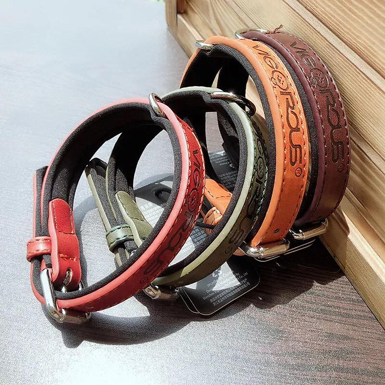 Vòng Cổ Da Vigrous SIZE XL 3.0cm