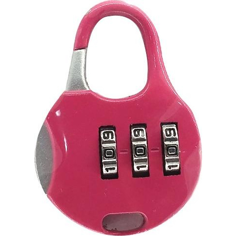 Ổ Khóa Mật Mã Mini BB - Mẫu 2 - Màu Hồng