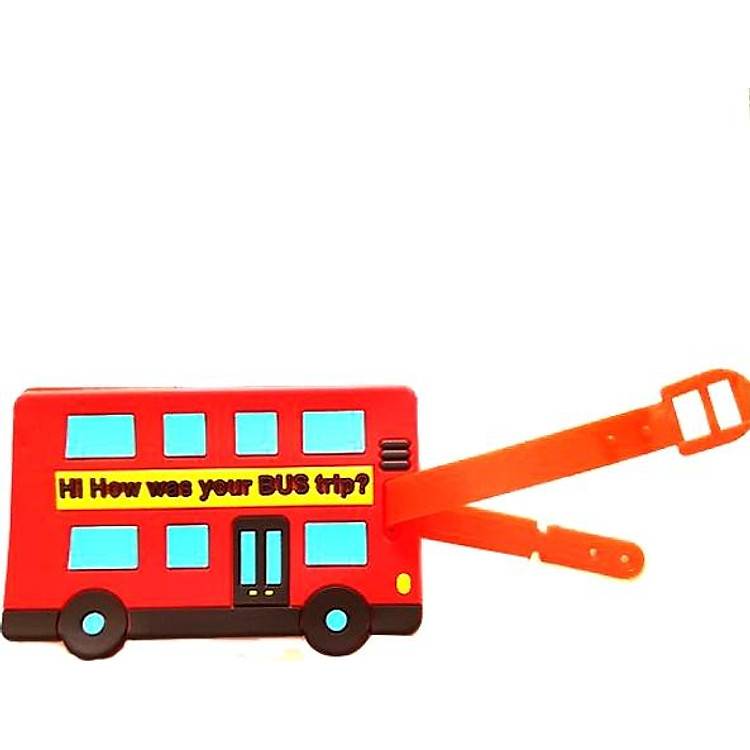 Thẻ Hành Lý Vali Xe Buýt (7 x 11 cm)