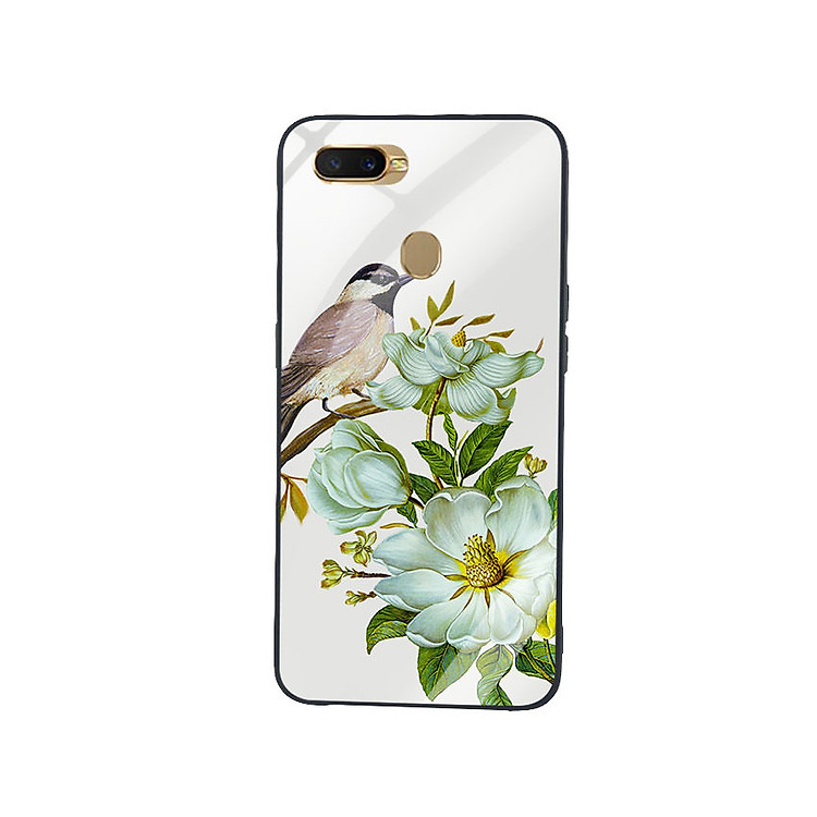 Ốp Lưng Kính Cường Lực cho điện thoại Oppo A7 - Spring 03