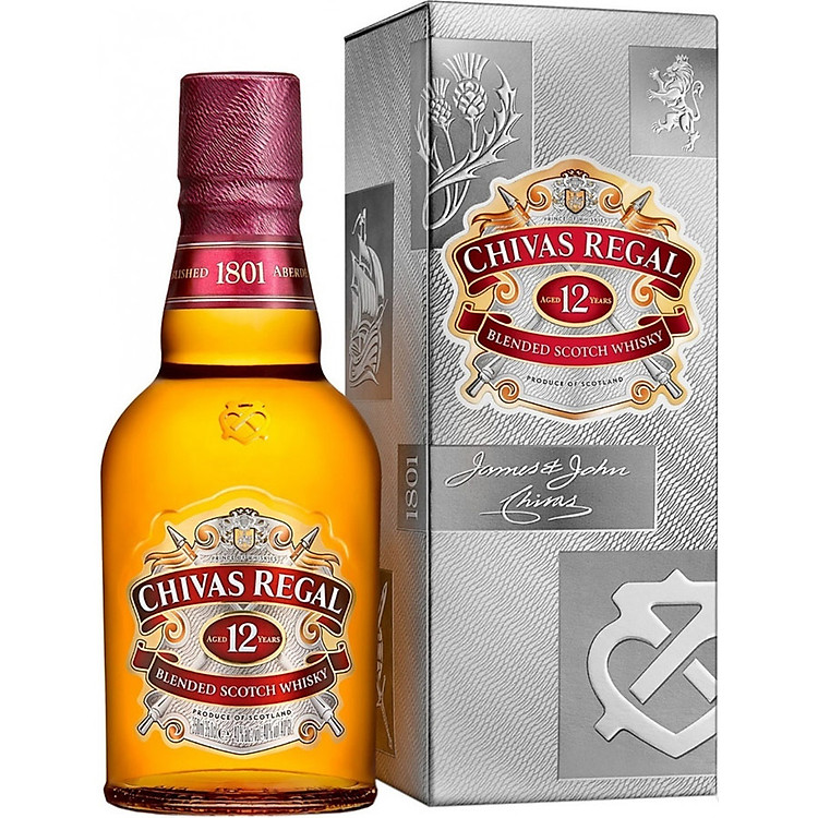 Rượu Whisky Chivas Regal 12 375ml 39% - 41% - không kèm hộp