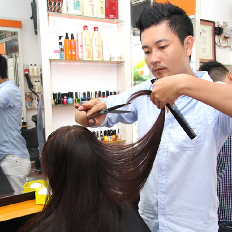Quốc Huy Salon - Gói Cắt Gội Sấy Tạo Kiểu Tóc