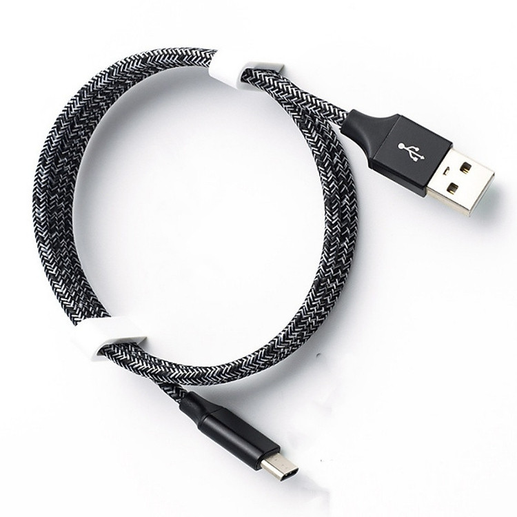 Dây cáp sạc cổng Micro USB dành cho Samsung, Oppo, Xiaomi dây dù bện chống đứt, chống xoắn rối - Giào màu ngẫu nhiên