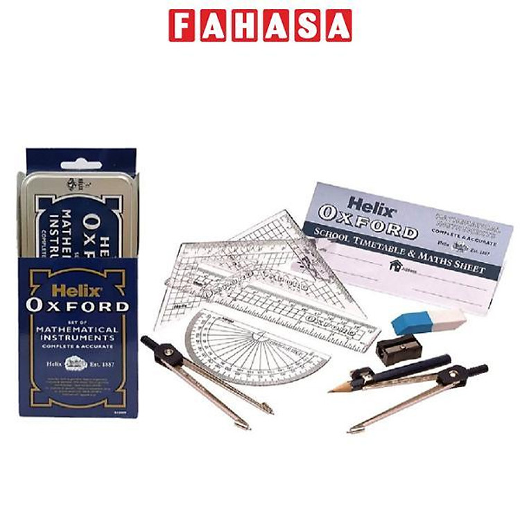 Bộ Thước Eke 9 Món Học Toán