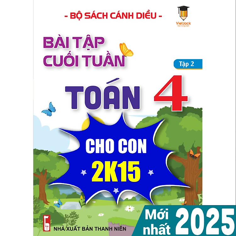 Bài tập cuối tuần Toán lớp 4 Cánh diều (Học kì 2)