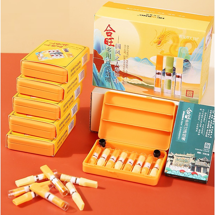 Hộp 8 Đầu Lọc Tẩu Thuốc Thảo Mộc Cao Cấp - Ảnh 3