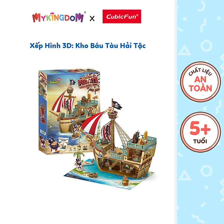 Mua tại Tiki: Đồ Chơi Xếp Hình 3D CUBIC FUN Chính hãng Tiết kiệm
