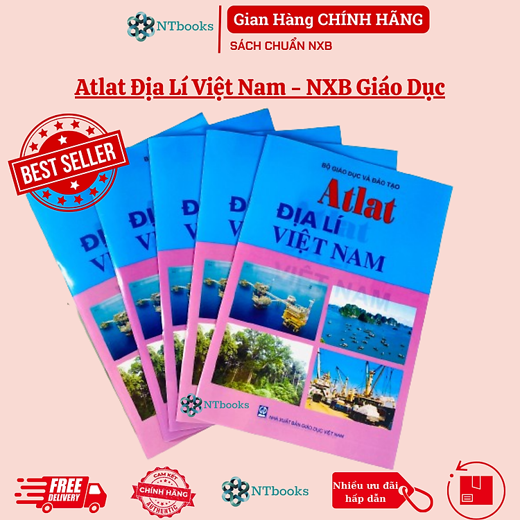 Sách - Atlat Địa Lí Việt Nam - Nhà xuất bản Giáo Dục