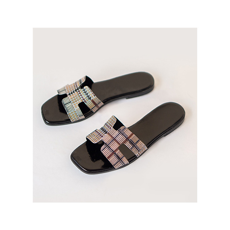 Dép Nữ Đế Bệt Cao 1cm Thời Trang Thanh Lịch - DE002