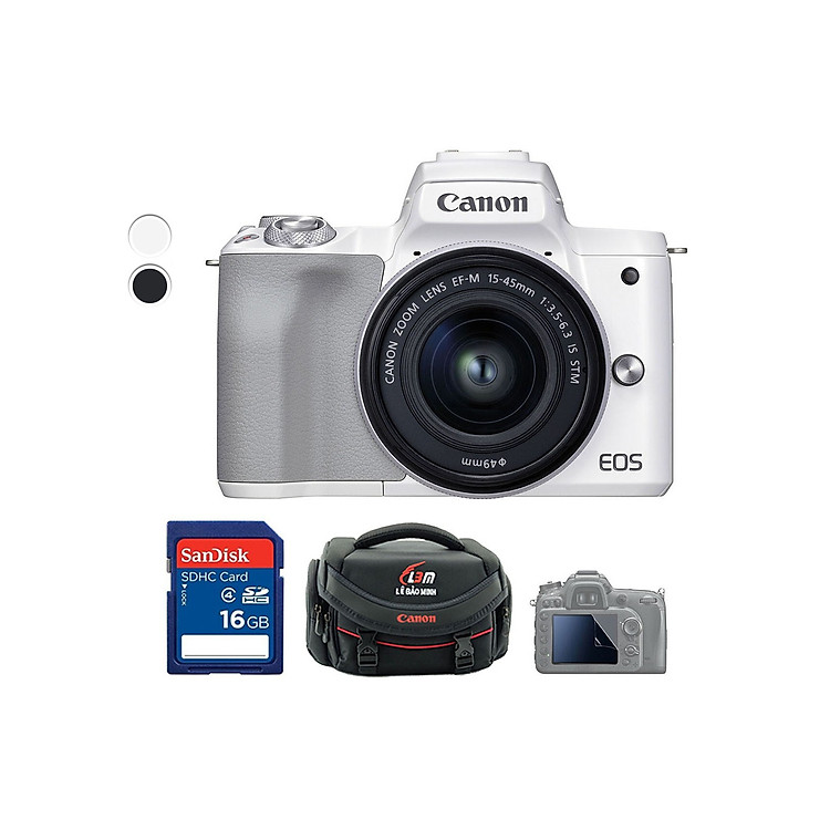 Mua Canon EOS M50 Mark II + Kit 15-45mm (Đen/Trắng) (Hàng Chính