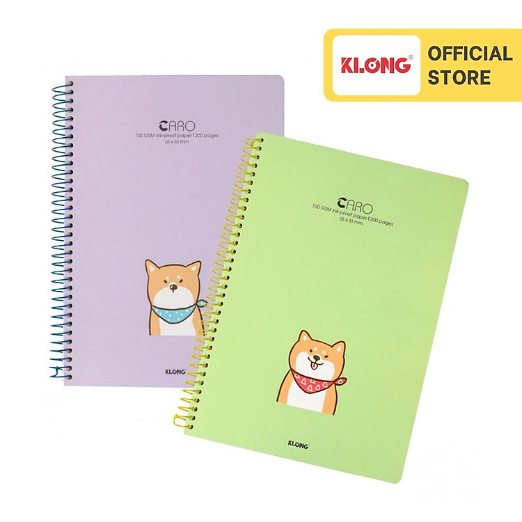 Sổ Caro KLONG A4 (200 trang)