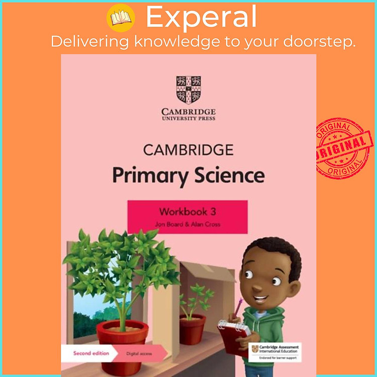 Sách - Cambridge Primary Science Workbook 3 with Digital Access (1 Year) by Jon Board (UK edition, paperback)