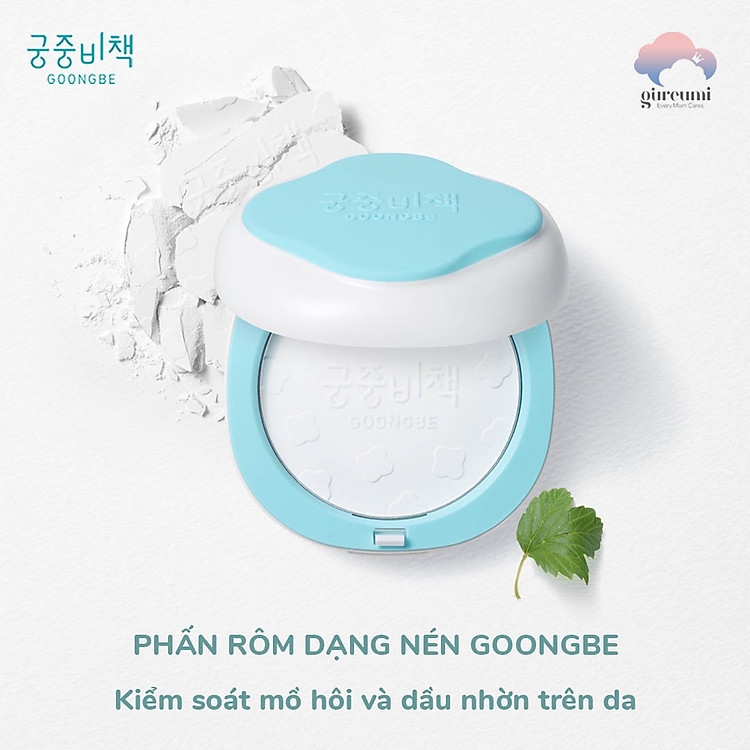 Phấn rôm kiềm dầu nhờn và mồ hôi Goongbe 25g