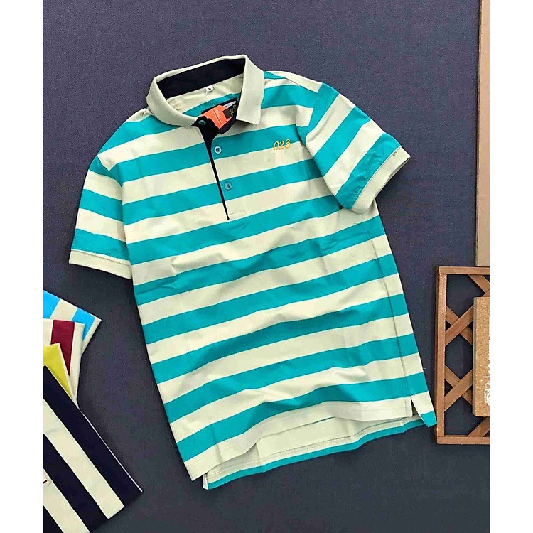 ÁO THUN NAM COTTON PHỐI SỌC THẤM HÚT MỒ HÔI CỰC TỐT