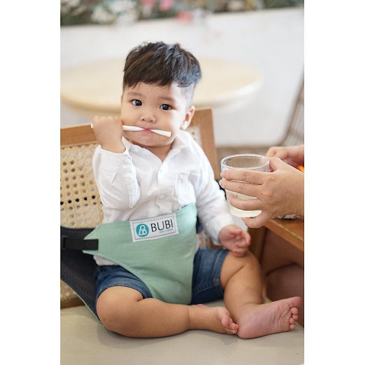 Mua Đai Ăn Dặm BUBI - Xanh Mint Chính hãng Ưu đãi - Hình ảnh 3