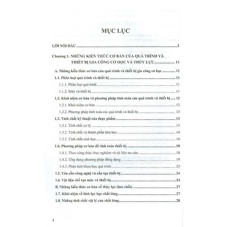 Giáo Trình Các Quá Trình Và Thiết Bị Trong Công Nghệ Thực Phẩm - Công Nghệ Sinh Học - Tập III: Quá Trình Và Thiết Bị Cơ Học - Ảnh 4