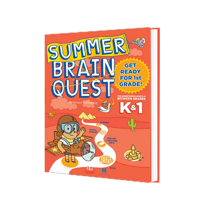 Sách summer brain quest k1 phát triển tư duy iq cho bé - in màu ( 4 - 5 tuổi )