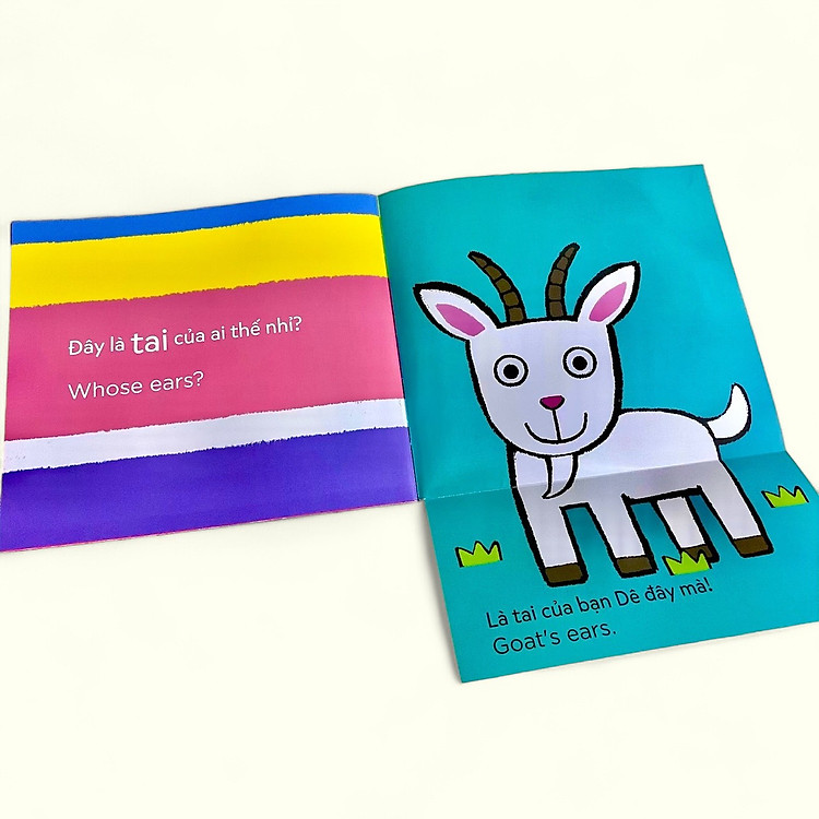 Bộ sách lật mở khám phá song ngữ - CỦA AI THẾ NHỈ? - Ảnh 4