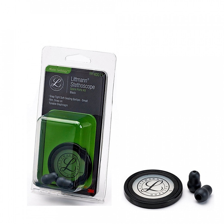 Bộ phụ kiện ống nghe 3M Littmann, Classic II S.E., Màu đen, 40005