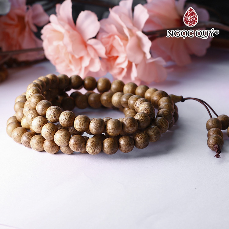 Chuỗi hạt 108 trầm rừng thiên nhiên - Ngọc Quý Gemstones