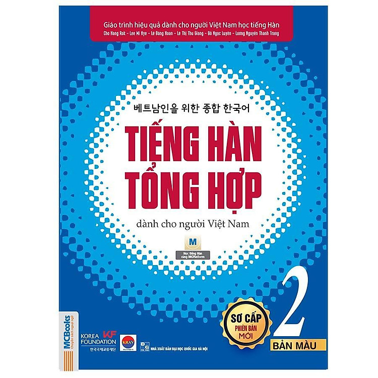 Tiếng Hàn Tổng Hợp Dành Cho Người Việt Nam Sơ Cấp 2 – Bản Màu