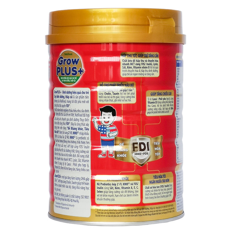 Nơi mua Sữa Bột Nutifood Grow Plus+ Đỏ 900g Hàng chuẩn Giá rẻ - Hình ảnh 4