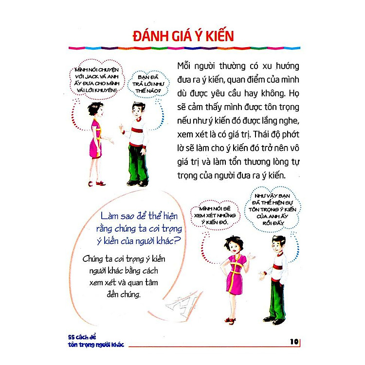 Tủ Sách Kĩ Năng Sống Dành Cho Học Sinh – 55 Cách Để Tôn Trọng Người Khác - Ảnh 7