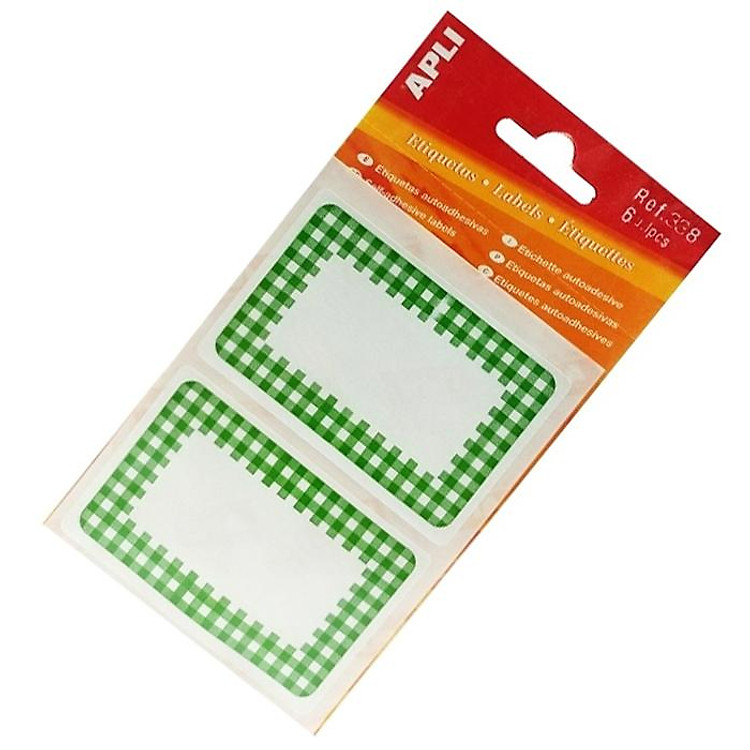 Sticker APLI - Viền Xanh Lá (52 x 78) - Ảnh 4