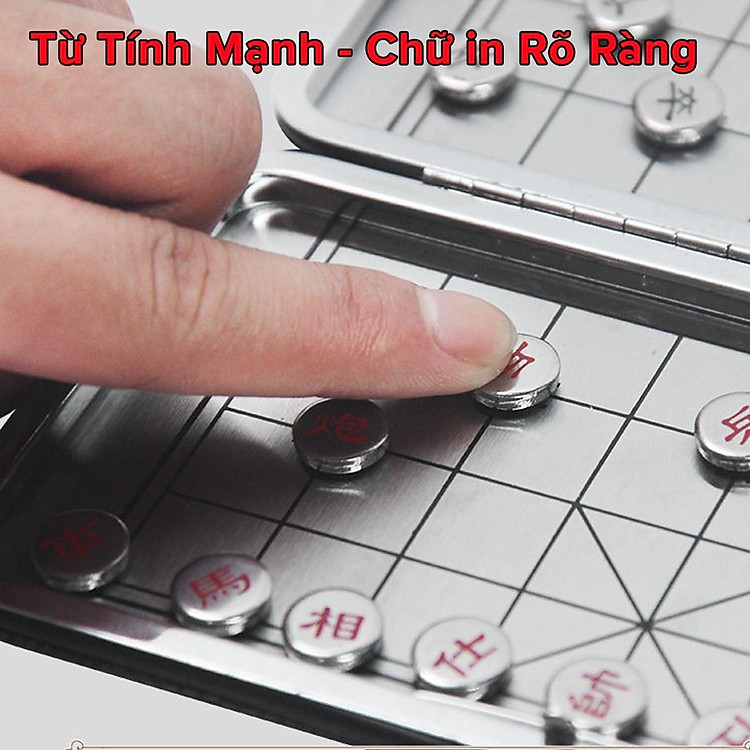 Bàn Cờ Tướng Kim Loại Amalife Chính hãng Tiết kiệm - Hình ảnh 3