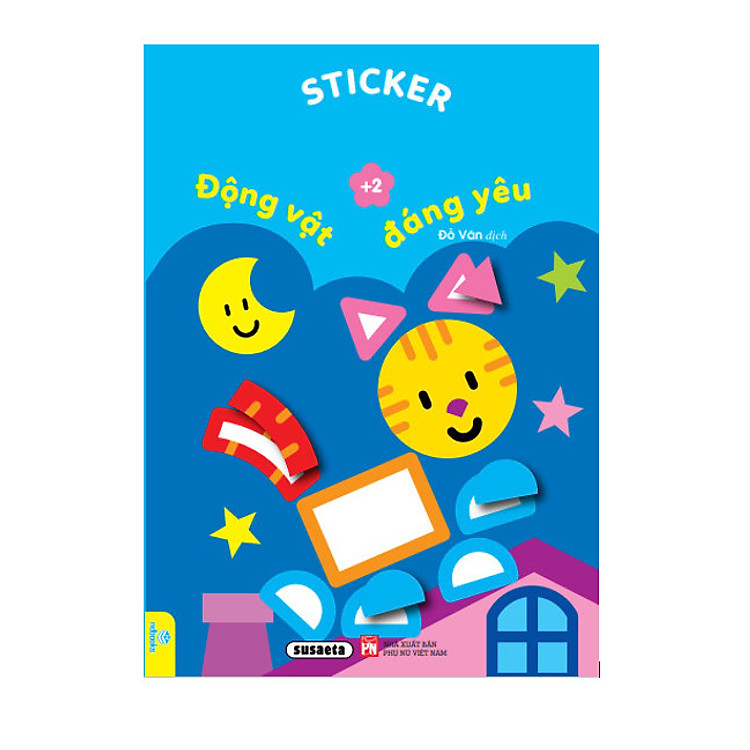 Sticker Động Vật Đáng Yêu – Dành cho bé 2-5 tuổi