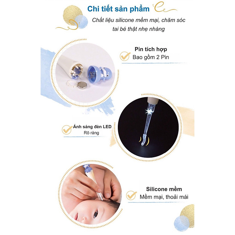 Mua Ráy tai đèn Kuku Ku3036 - Hồng Chính hãng Giá tốt - Hình ảnh 4