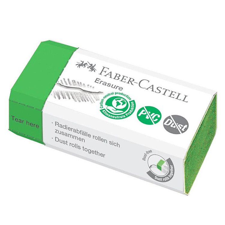 Gôm Tẩy Màu Xanh Lá - Faber-Castell 187350 - Ảnh 4