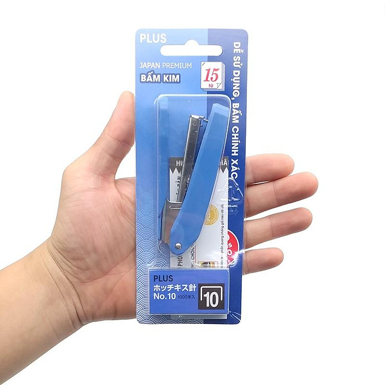 Vỉ Bấm Kim Số 10 Premium PS-10E + Hộp Kim Bấm - Ảnh 7