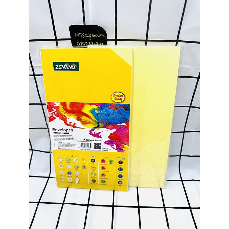 Bao Thư 12x22 Zentino (10 cái) - Ảnh 4