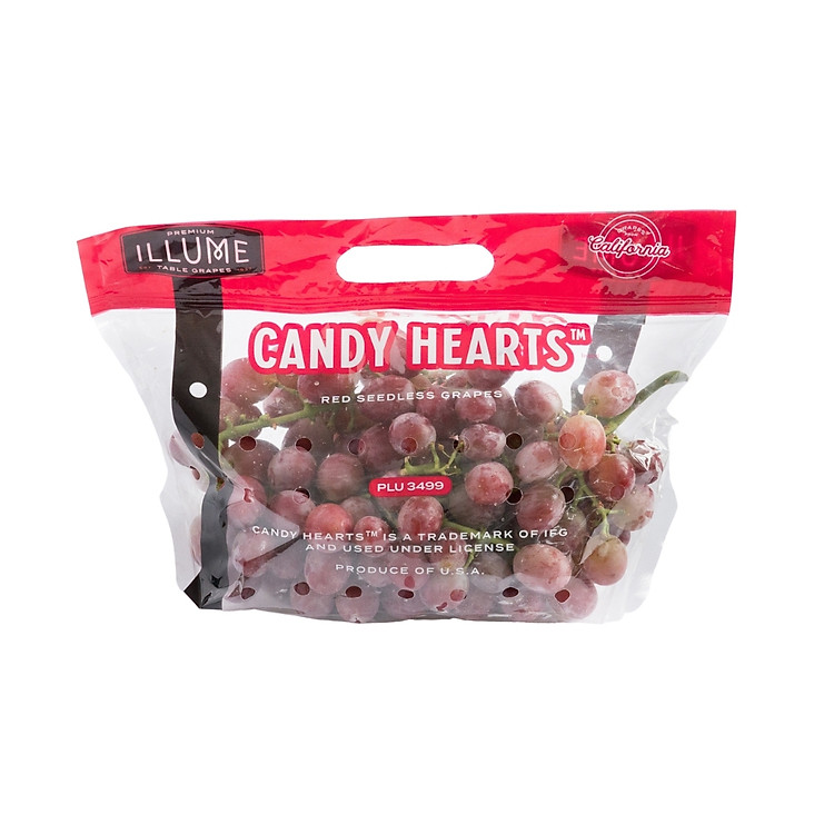 Nho Đỏ Kẹo Candy Heart Illume Mỹ - Chuẩn Nho Ngọt Đậm, Thơm Kẹo