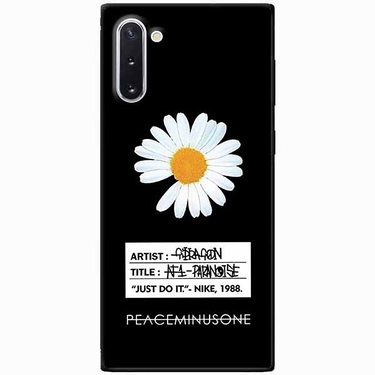 Ốp lưng in cho Samsung Note 10 Mẫu Cúc To Có Nhãn