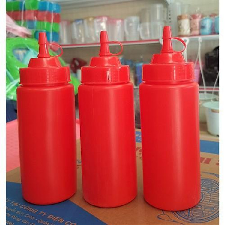 Lọ Đựng Tương Ớt Bằng Nhựa 300ml