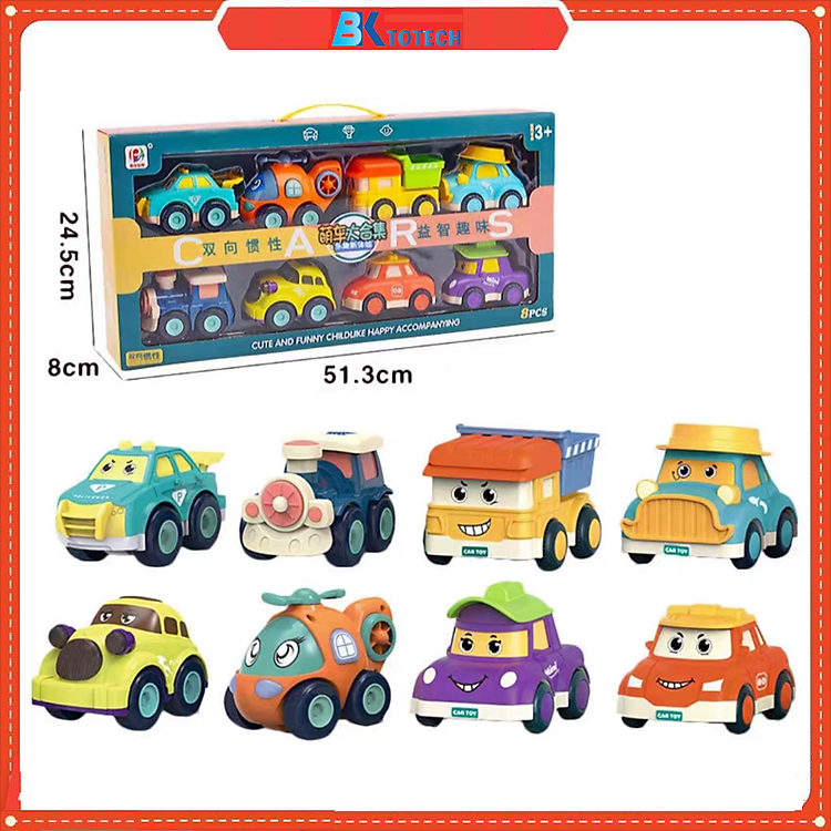 Mua tại Tiki: Mua Set 8 xe ô tô Poly cho bé Chính hãng Giá rẻ