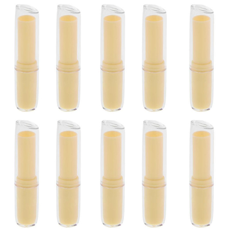 10Pcs Empty Lipstick Tube Lip Balm Container DIY Cosmetic Makeup Tools