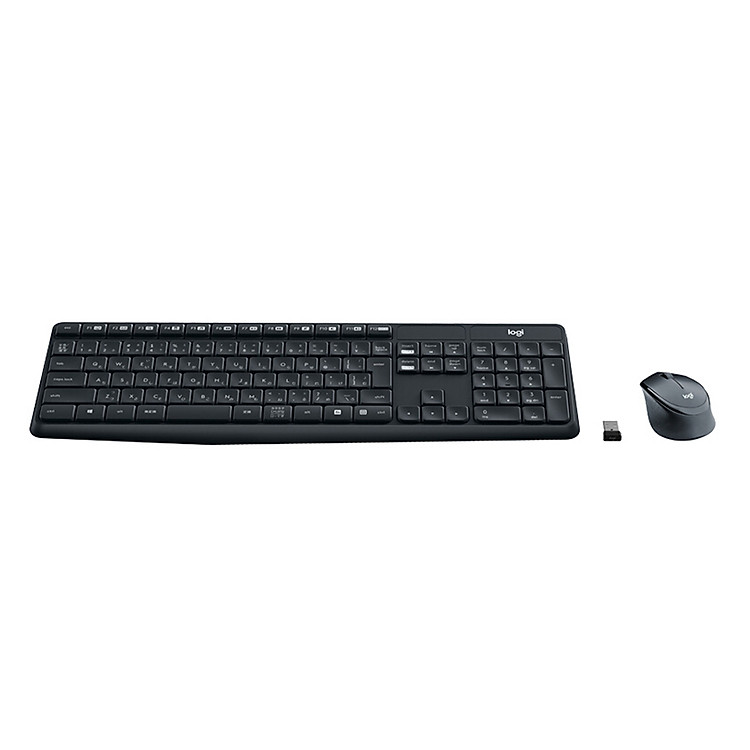 Combo chuột phím không dây Logitech MK315 Quiet- Không ồn, có phím số, mắt đọc cải tiến, chống tràn, bền bỉ, không lag - Hàng chính hãng